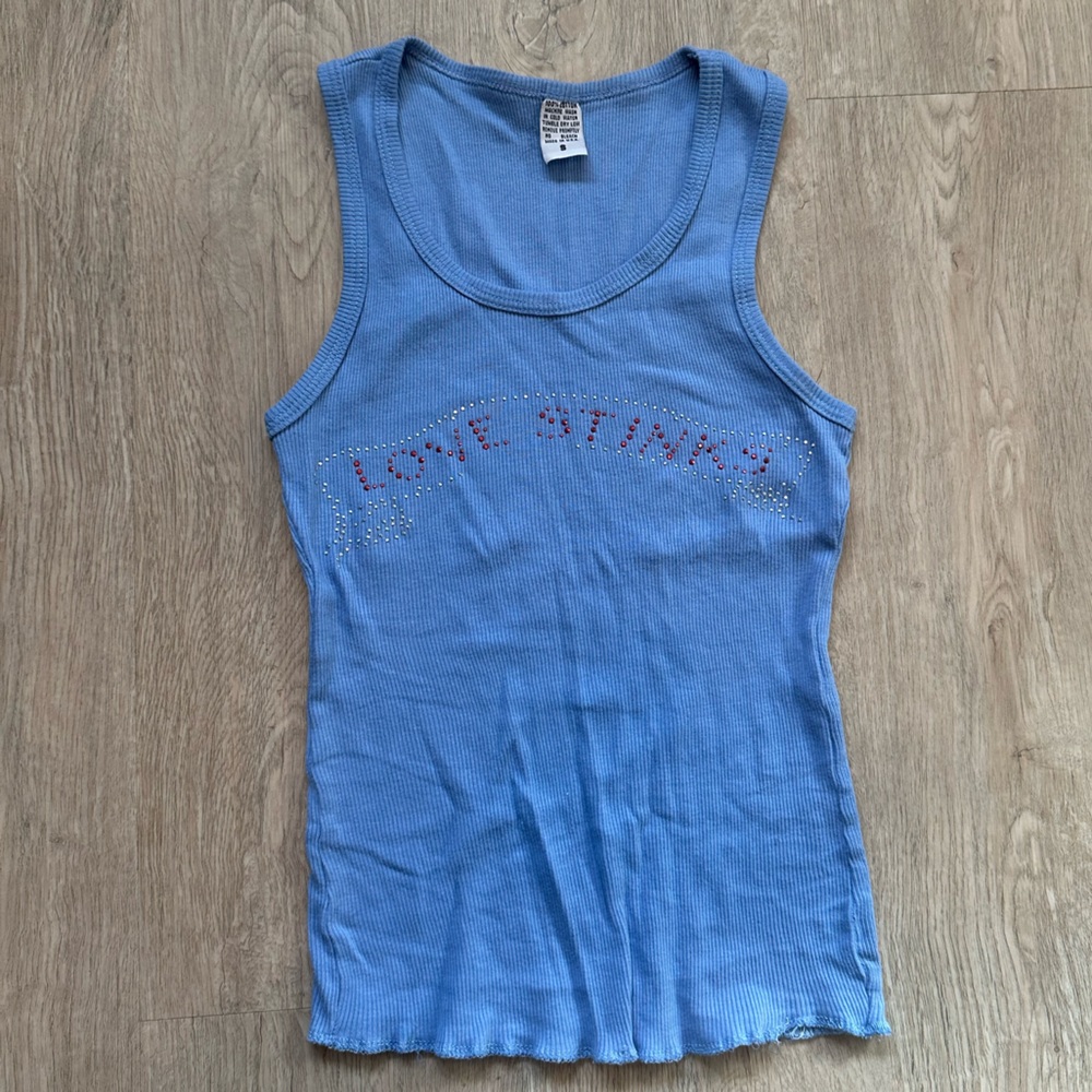 LOVE STINKS Y2K tank top
